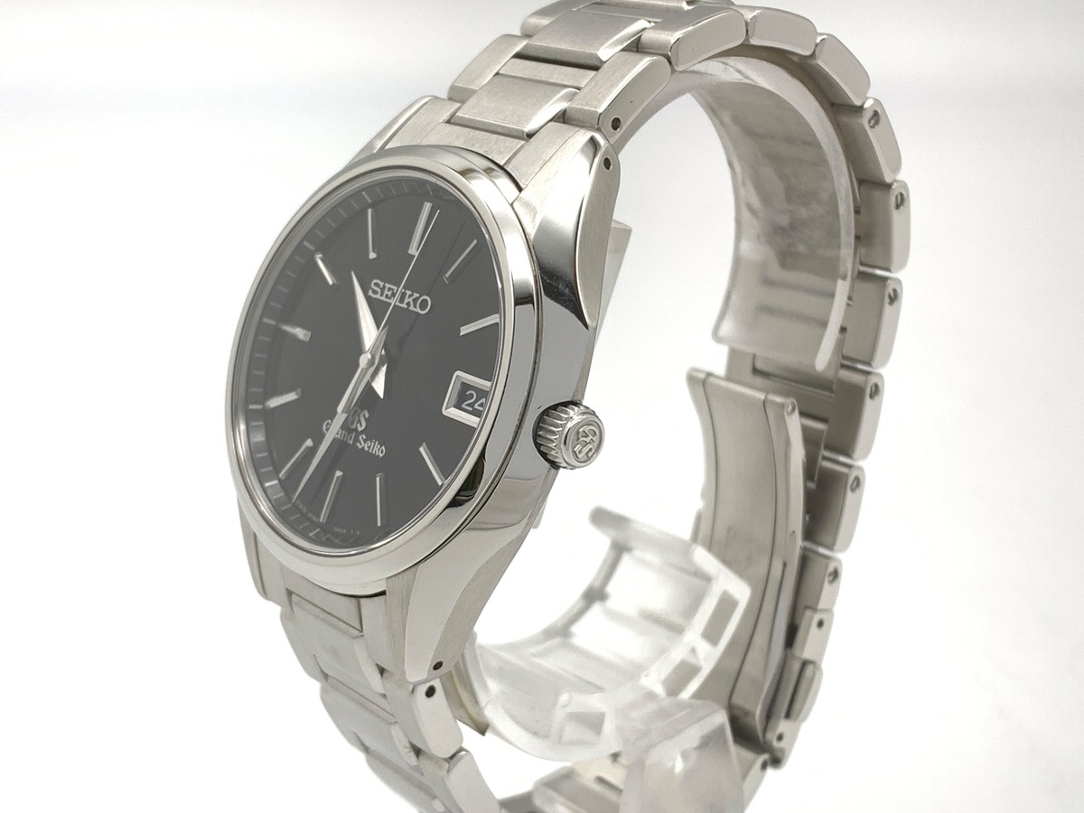 グランドセイコー クォーツ ブラック SBGV015/9F82-0AD0 ステンレススティール
