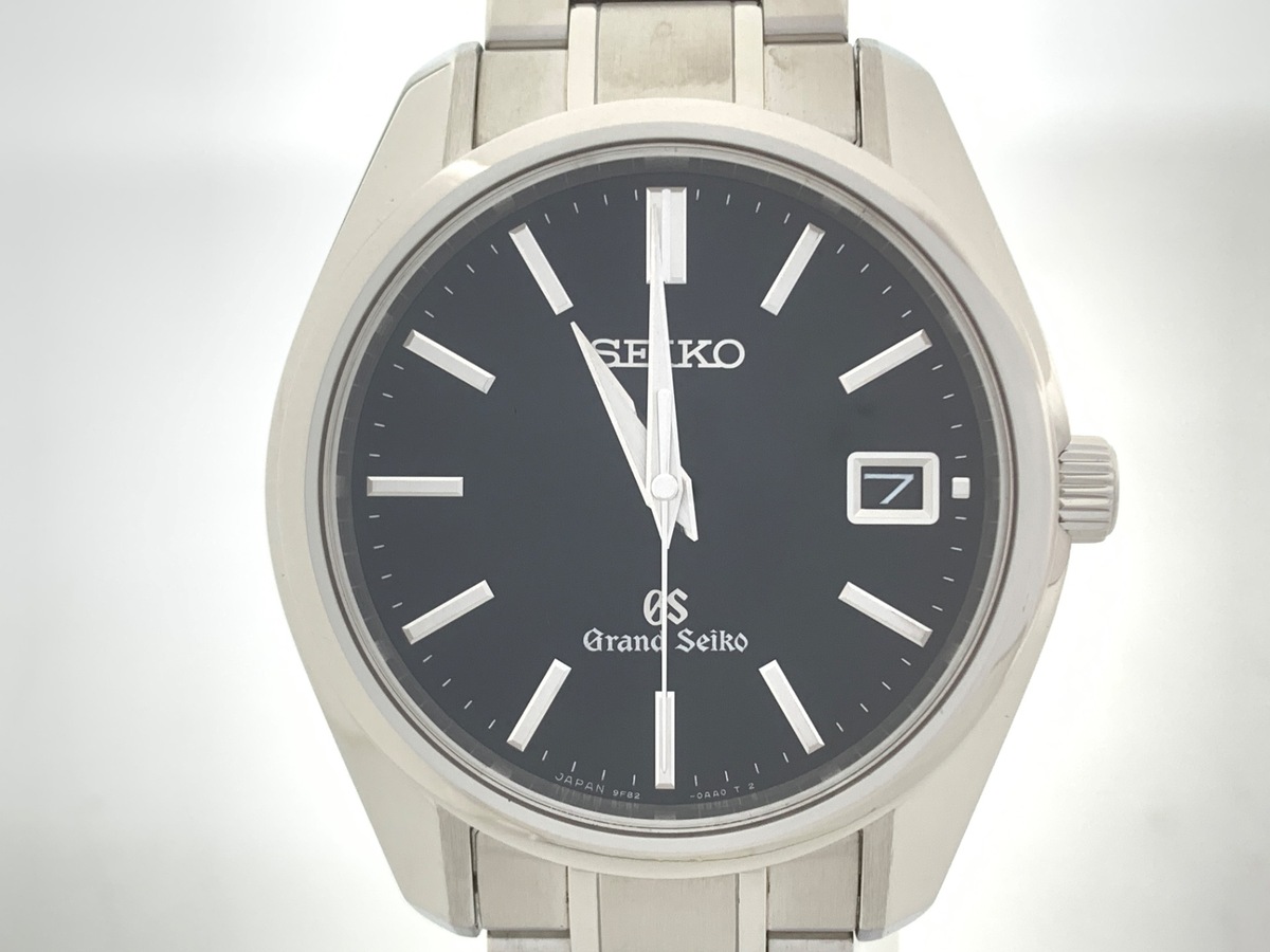 グランドセイコー クォーツ ブラック SBGV007/9F82-0AA0 ステンレススティール
