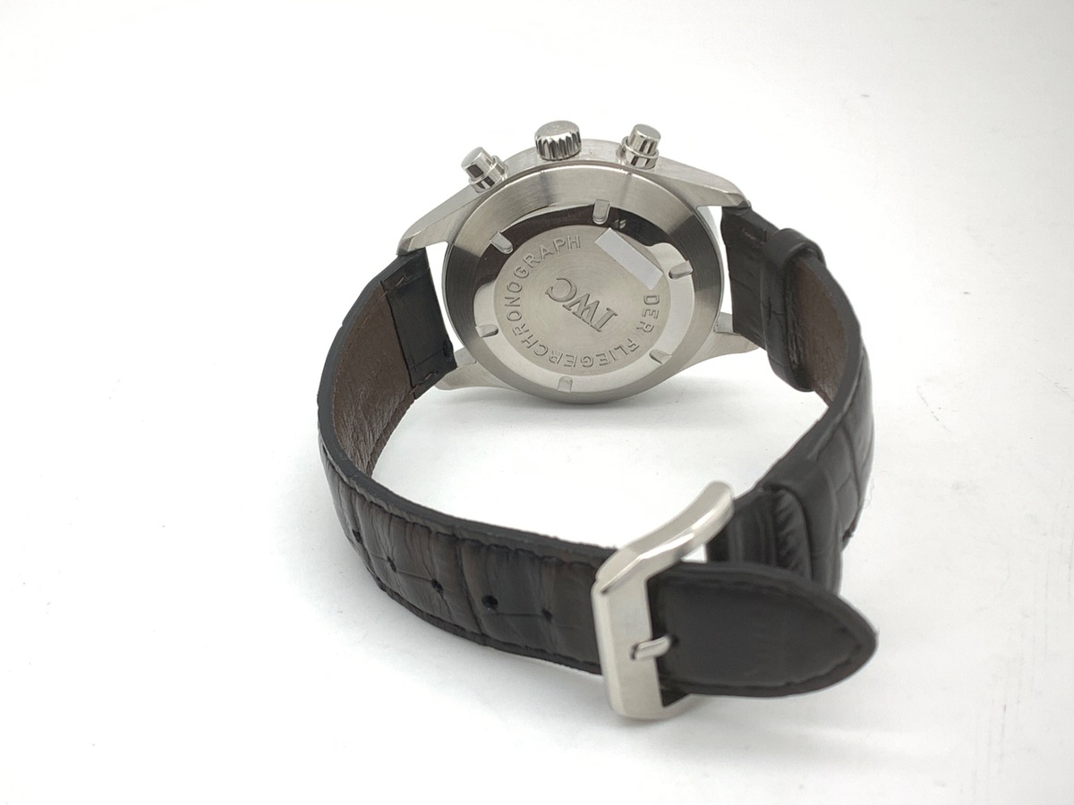 IWC スピットファイア ブラック IW370613 ステンレススティール