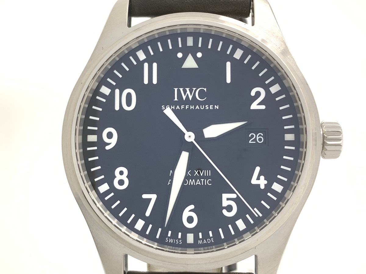 IWC パイロットウォッチ マークXVIII ブラック IW327009 ステンレススティール