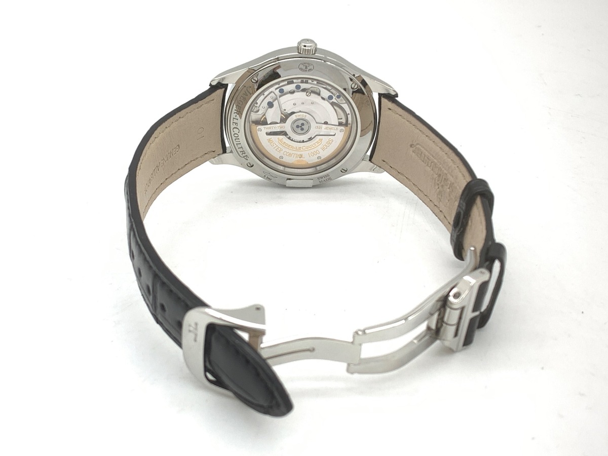 ジャガー・ルクルト マスター コントロール ブラック Q1548470 ステンレススティール