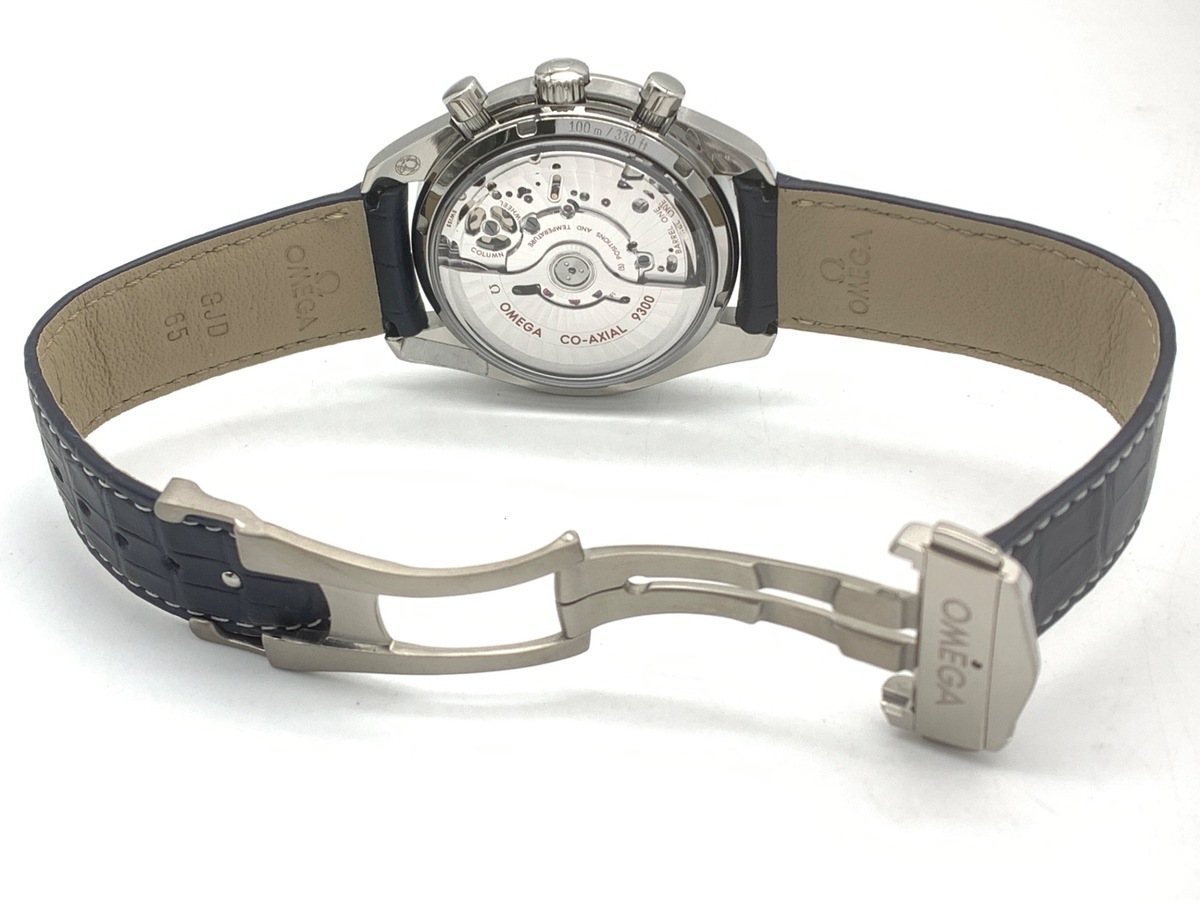 オメガ(OMEGA) スピードマスター ムーンウォッチ ブルー 311.93.44.51.03.001 チタン