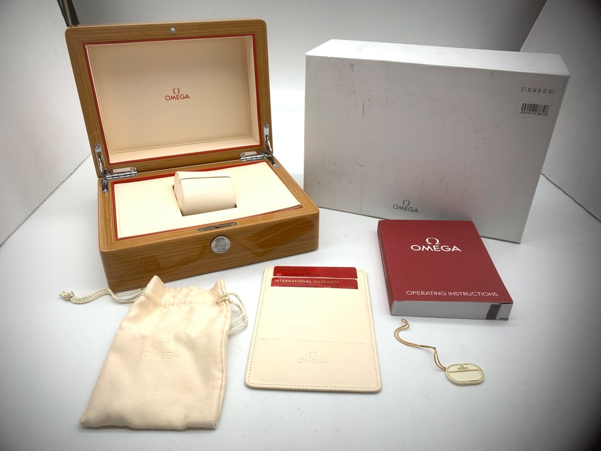 オメガ(OMEGA) スピードマスター ムーンウォッチ ブルー 311.93.44.51.03.001 チタン