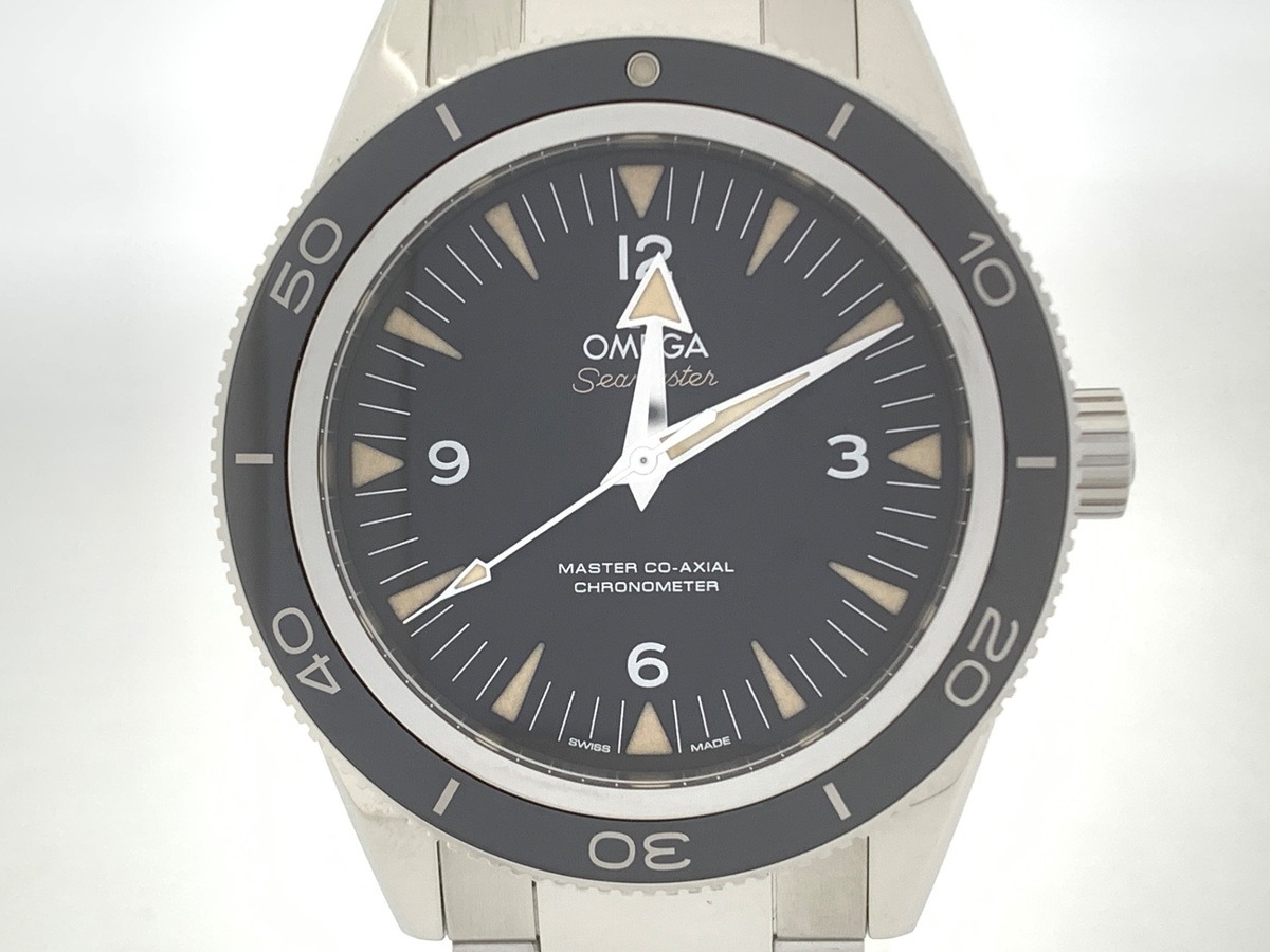 中古：A(美品)】オメガ(OMEGA) シーマスター 300Mマスター ブラック