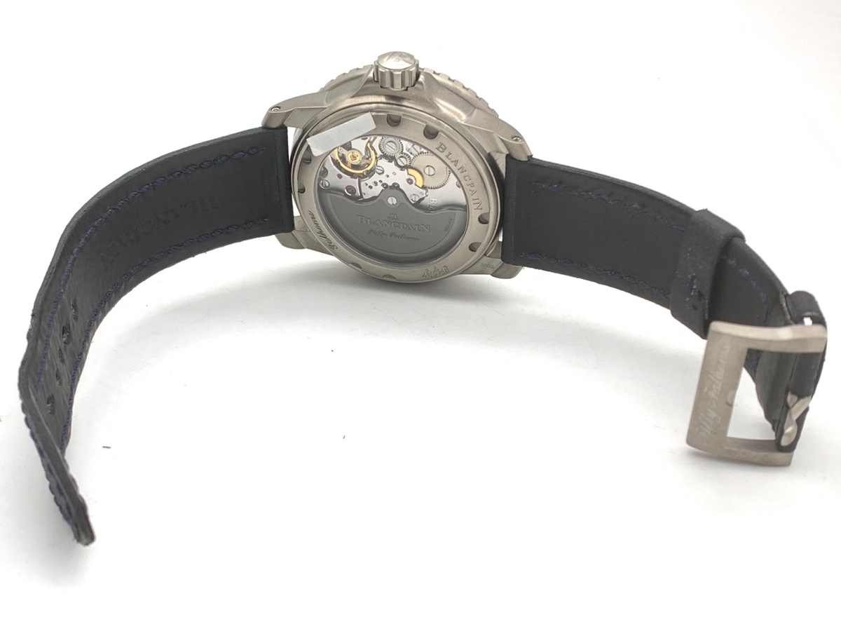 ブランパン フィフティファゾムス ブルー 5015-12B40-O52A チタン