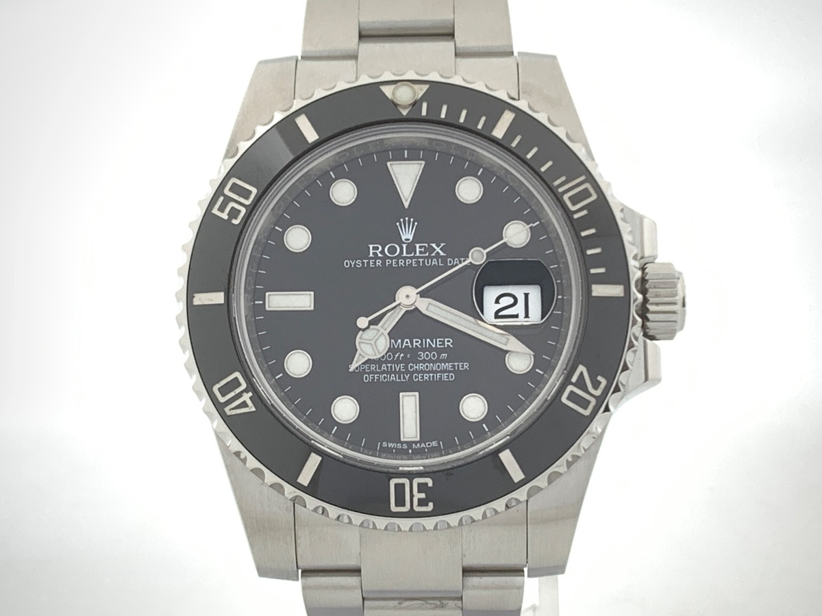 �����b�N�X(ROLEX) �T�u�}���[�i�[ �f�C�g �u���b�N 116610LN �X�e�����X�X�e�B�[��
