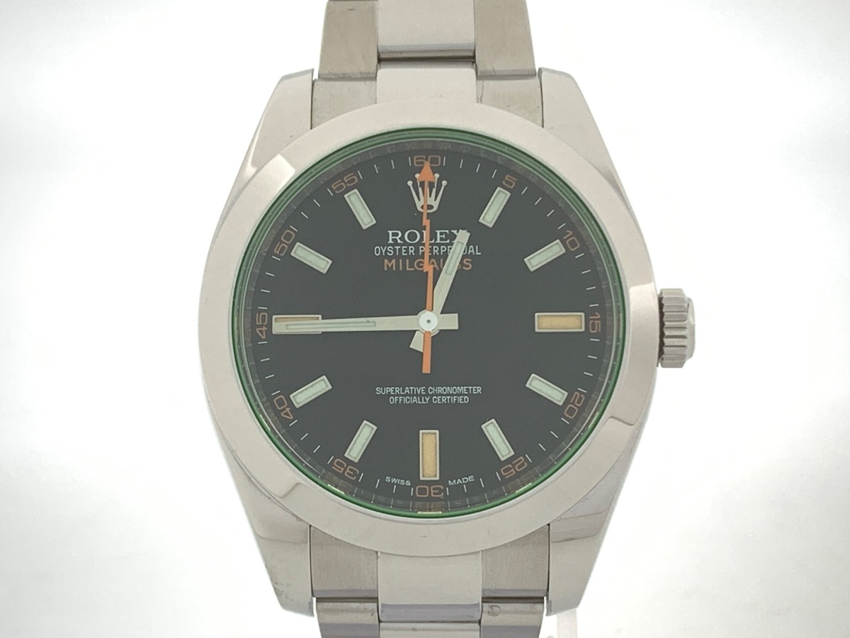 ロレックス(ROLEX) ミルガウス ブラック 116400GV ステンレススティール