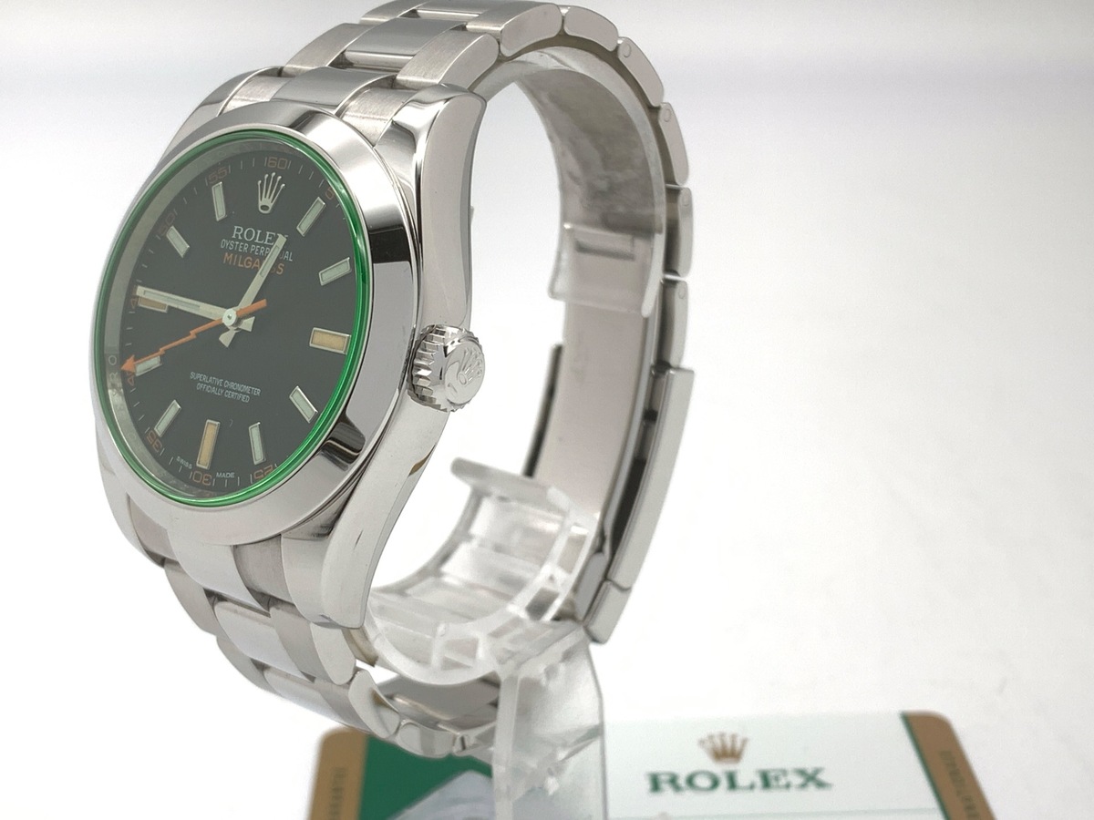 ロレックス(ROLEX) ミルガウス ブラック 116400GV ステンレススティール