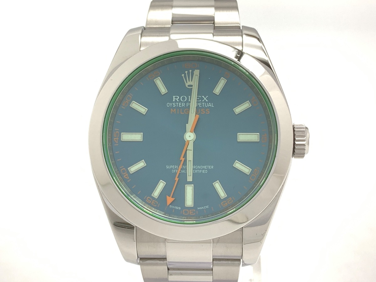 ロレックス(ROLEX) ミルガウス Zブルー 116400GV ステンレススティール