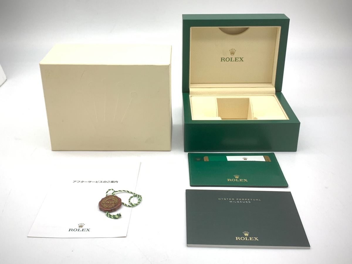 ロレックス(ROLEX) ミルガウス Zブルー 116400GV ステンレススティール