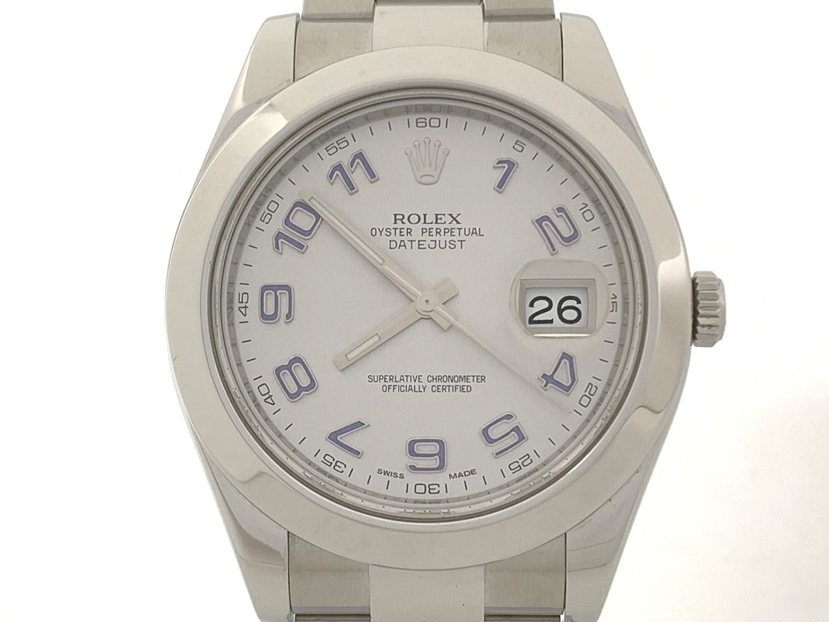 ロレックス(ROLEX) デイトジャスト 41 シルバー 116300 ステンレススティール オイスターブレス