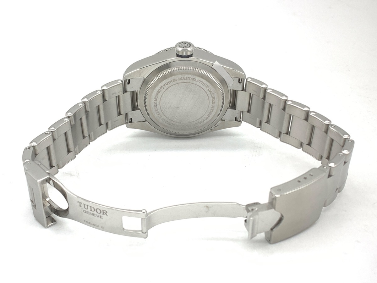 チューダー ブラックベイ 41 ブラック 79230B ステンレススティール ブルーベゼル SSブレス