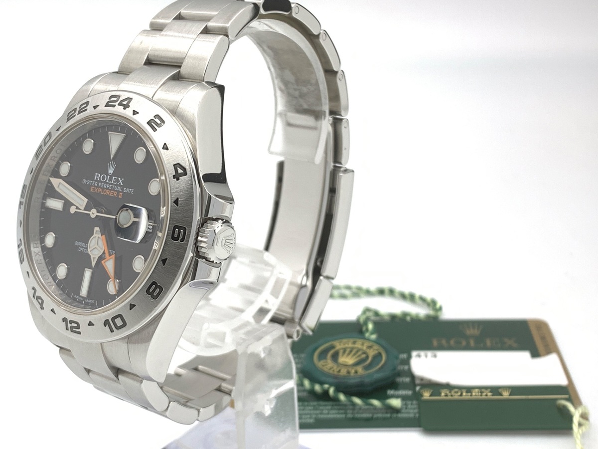 I3-206【未検品】JTA商事 YS21126 ロレックス(ROLEX) エクスプローラーII ブラック 216570 ステンレス