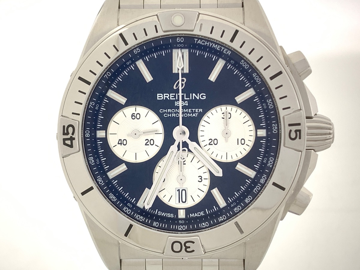 ブライトリング クロノマット ブラック AB0134/AB0134101B2A1 ステンレススティール