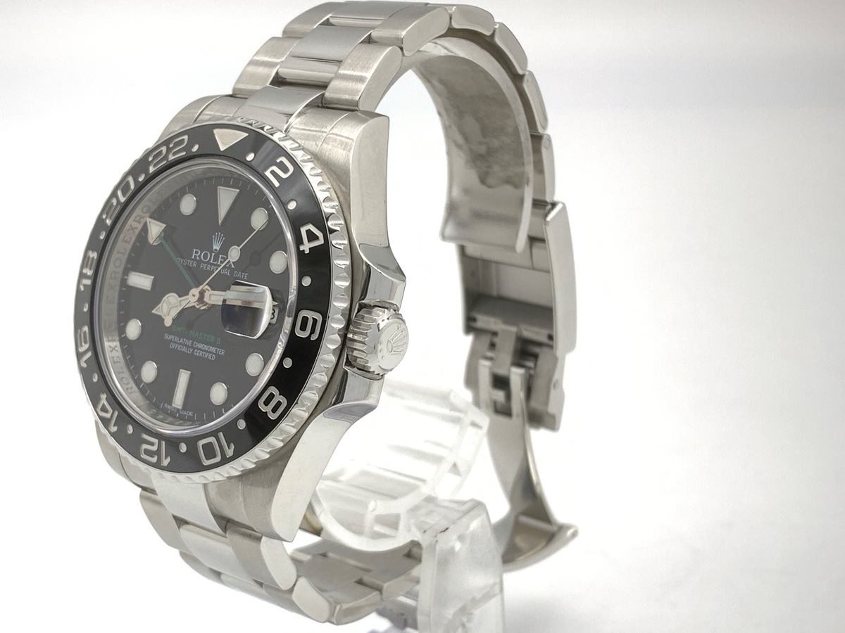 ロレックス(ROLEX) GMTマスターII ブラック 116710LN ステンレススティール