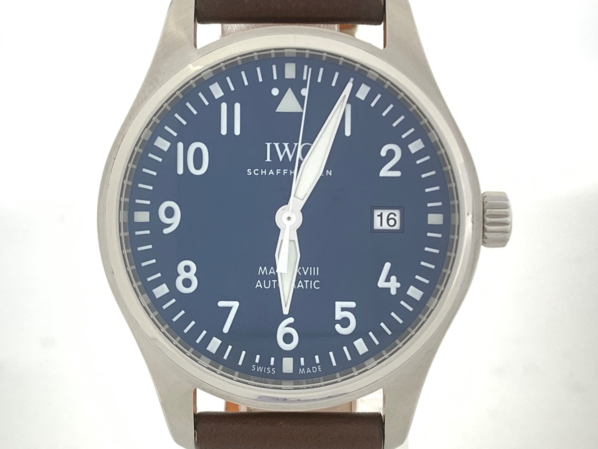 IWC パイロットウォッチ マークXVIIIプティ・プランス ブルー IW327004 ステンレススティール