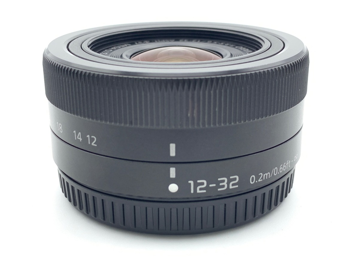 【中古美品】LUMIX H-FS12032 12-32mm ズームレンズ LUMIX G VARIO 12-32mm/F3.5-5.6 ASPH./MEGA O.I.S. H-FS12032-K