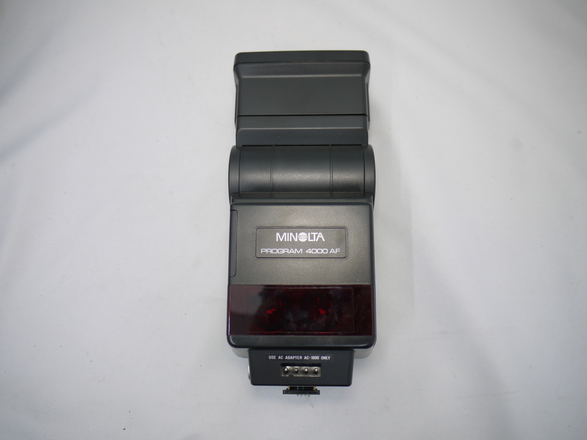中古：B(並品)】ミノルタ 4000AF (プログラムフラッシュ) | 2415250267345