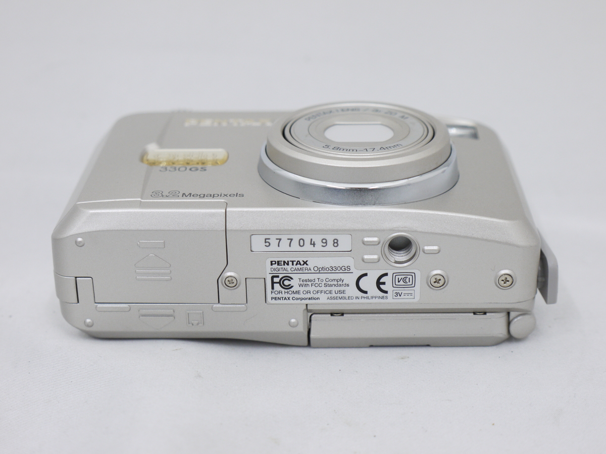 PENTAX Optio 330GS コンパクトデジタルカメラ 中古