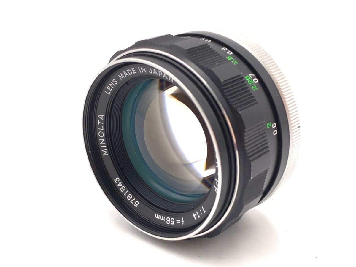 中古】ミノルタ AUTO ROKKOR-PF 58mm F1.4｜｜カメラのキタムラネット