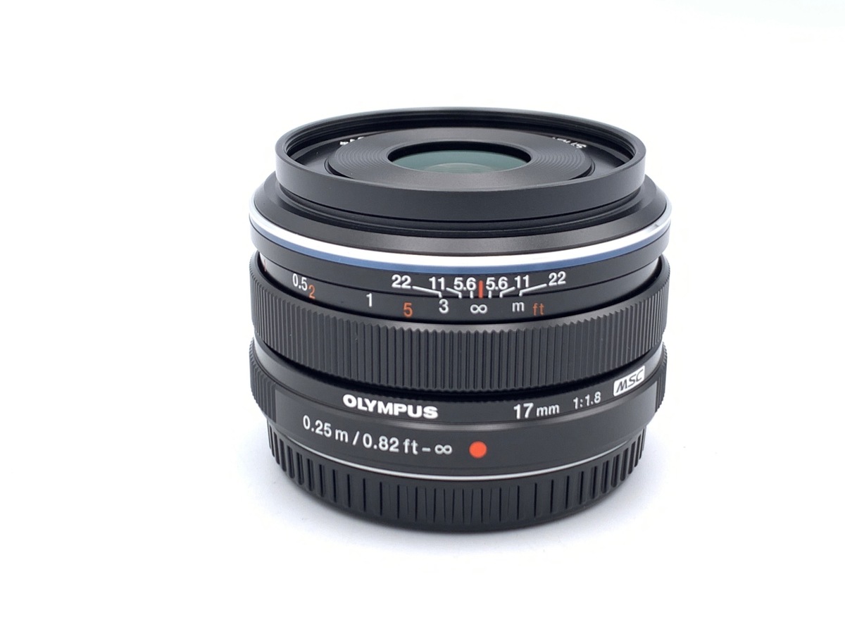 【中古】オリンパス M.ZUIKO DIGITAL 17mm F1.8 ブラック