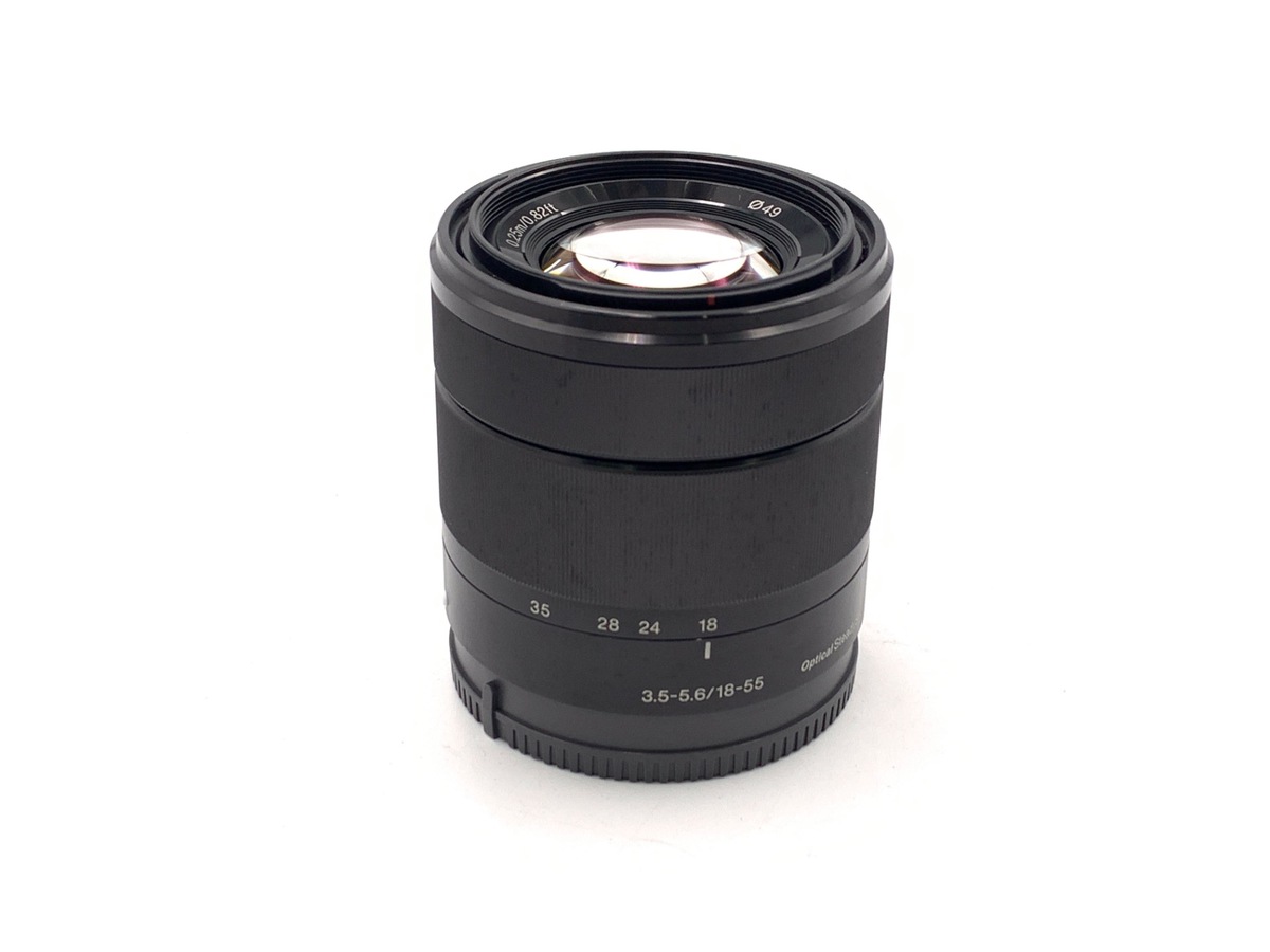 中古：B(並品)】ソニー E 18-55mm F3.5-5.6 OSS ブラック [SEL1855 