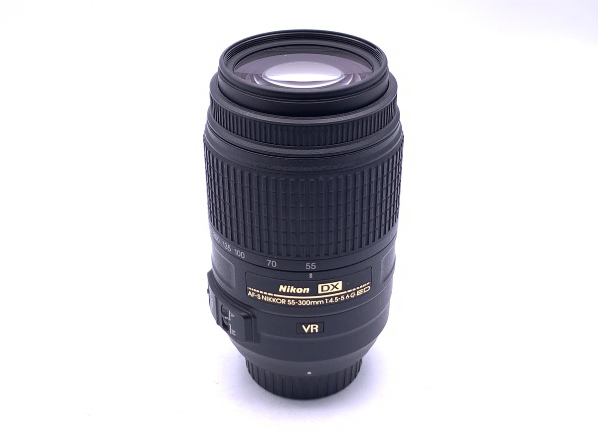 Nikon AF-S 55-300mm 4.5-5.6 G ED VR ニコン Lente Nikon AF-S 55-300mm f/4.5-5.6G DX ED VR com Parasol Usada