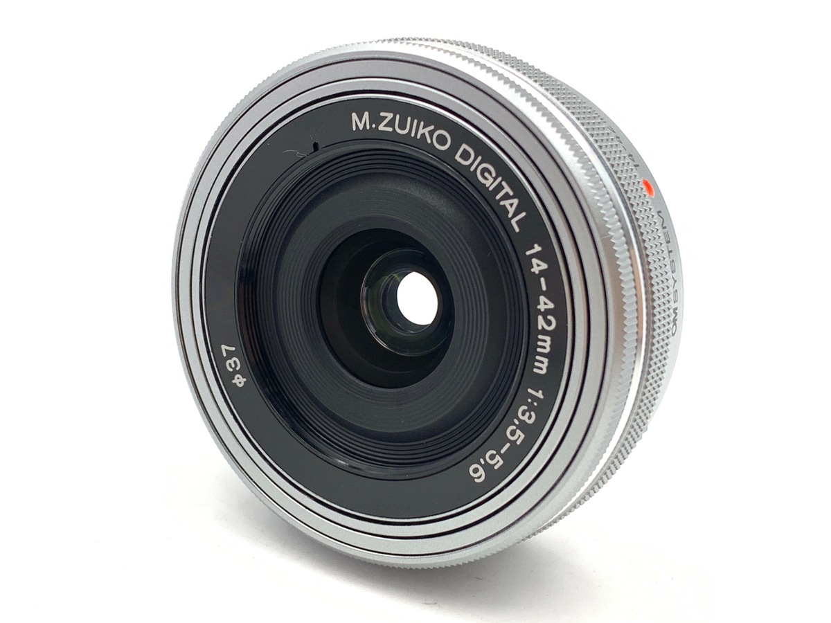 中古】OM SYSTEM M.ZUIKO ED 14-42mm F3.5-5.6 EZ シルバー｜｜カメラ