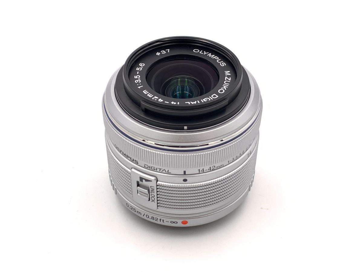 中古】オリンパス M.ZUIKO DIGITAL 14-42mm F3.5-5.6 II R シルバー