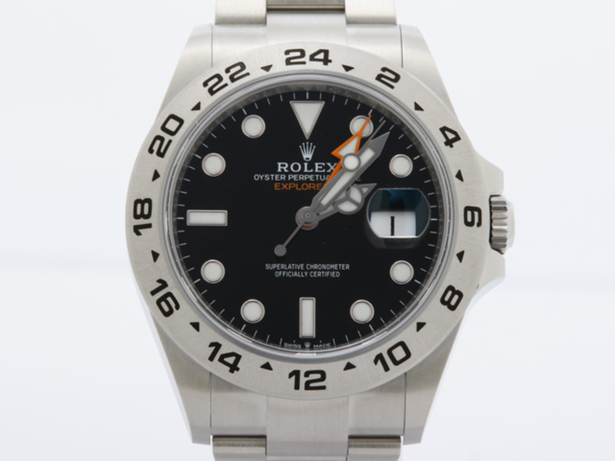 中古：AA(新品同様)】ロレックス(ROLEX) エクスプローラーII ブラック
