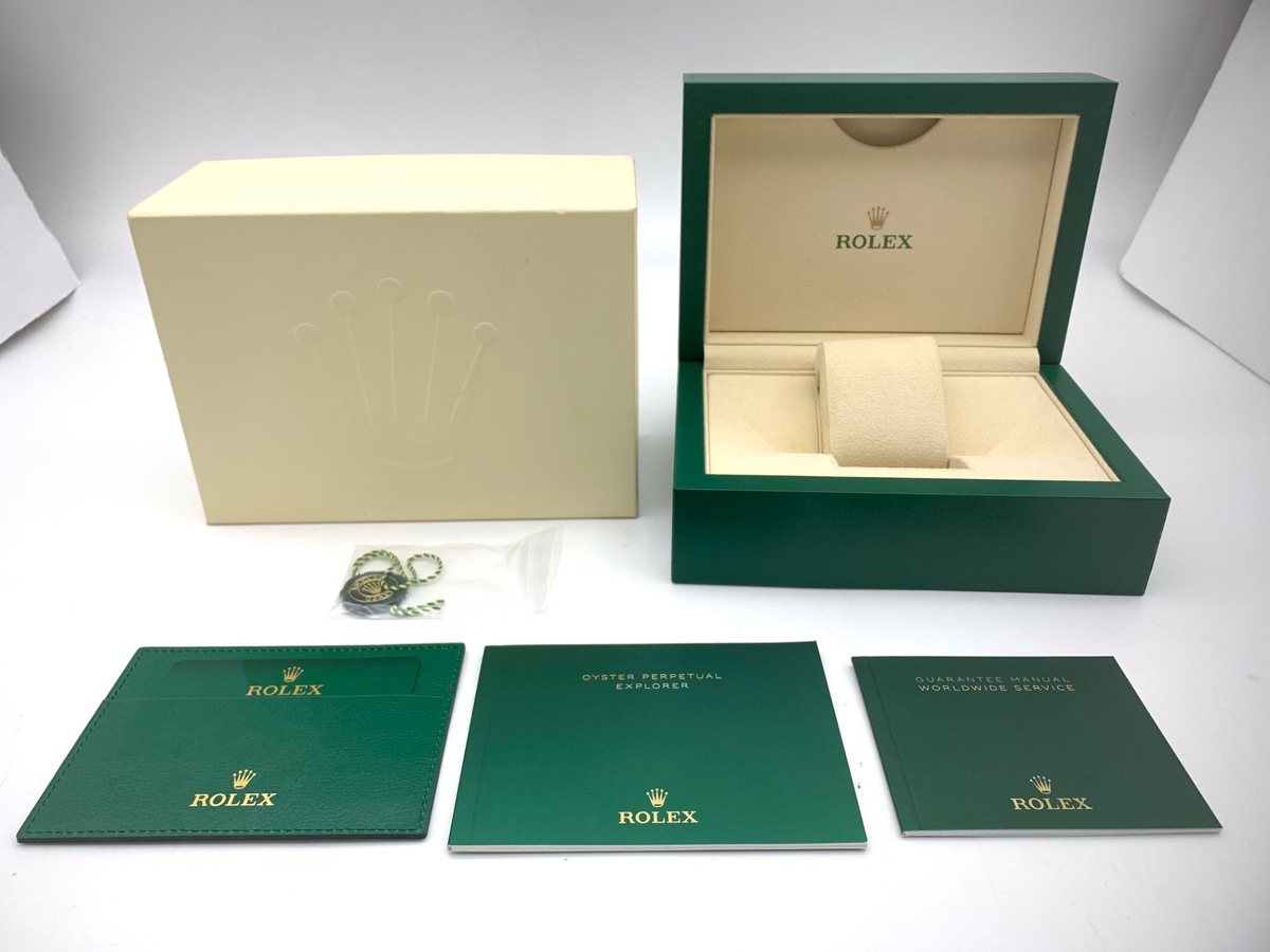 ロレックス(ROLEX) エクスプローラーI ブラック 124273 ステンレススティール/イエローゴールド