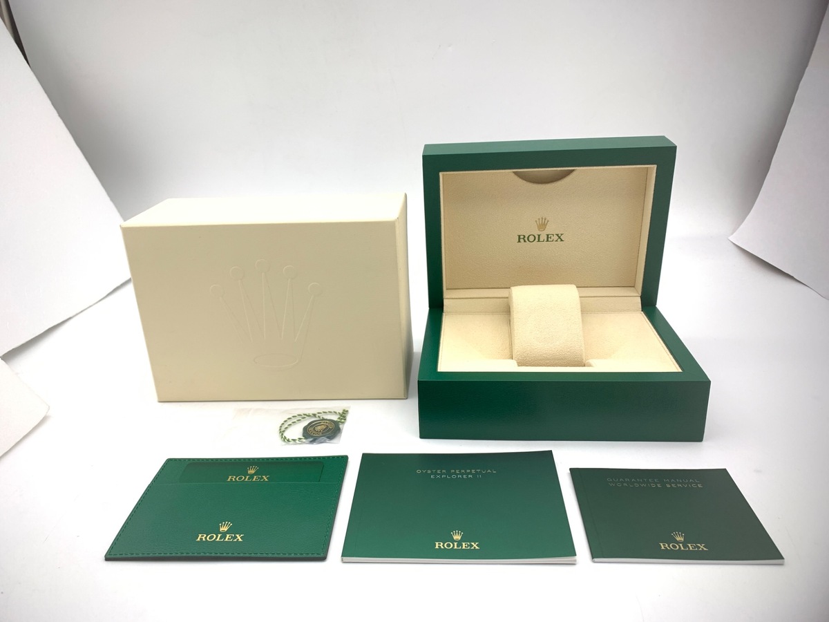 ロレックス(ROLEX) エクスプローラーII ブラック 226570 ステンレススティール