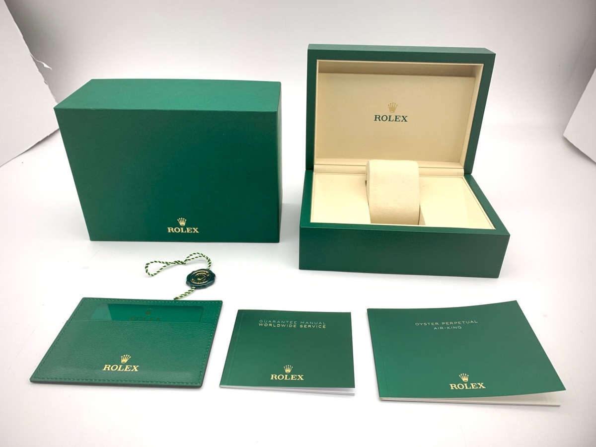 ロレックス(ROLEX) エアキング ブラック 126900 ステンレススティール