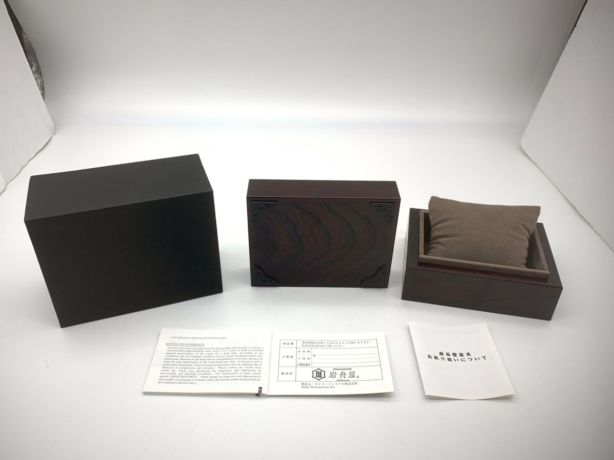 セイコー SHIZUKU-ISHI シルバー NC77-003/TNC770104 ステンレススティール レザーベルト 雫石高級時計工房