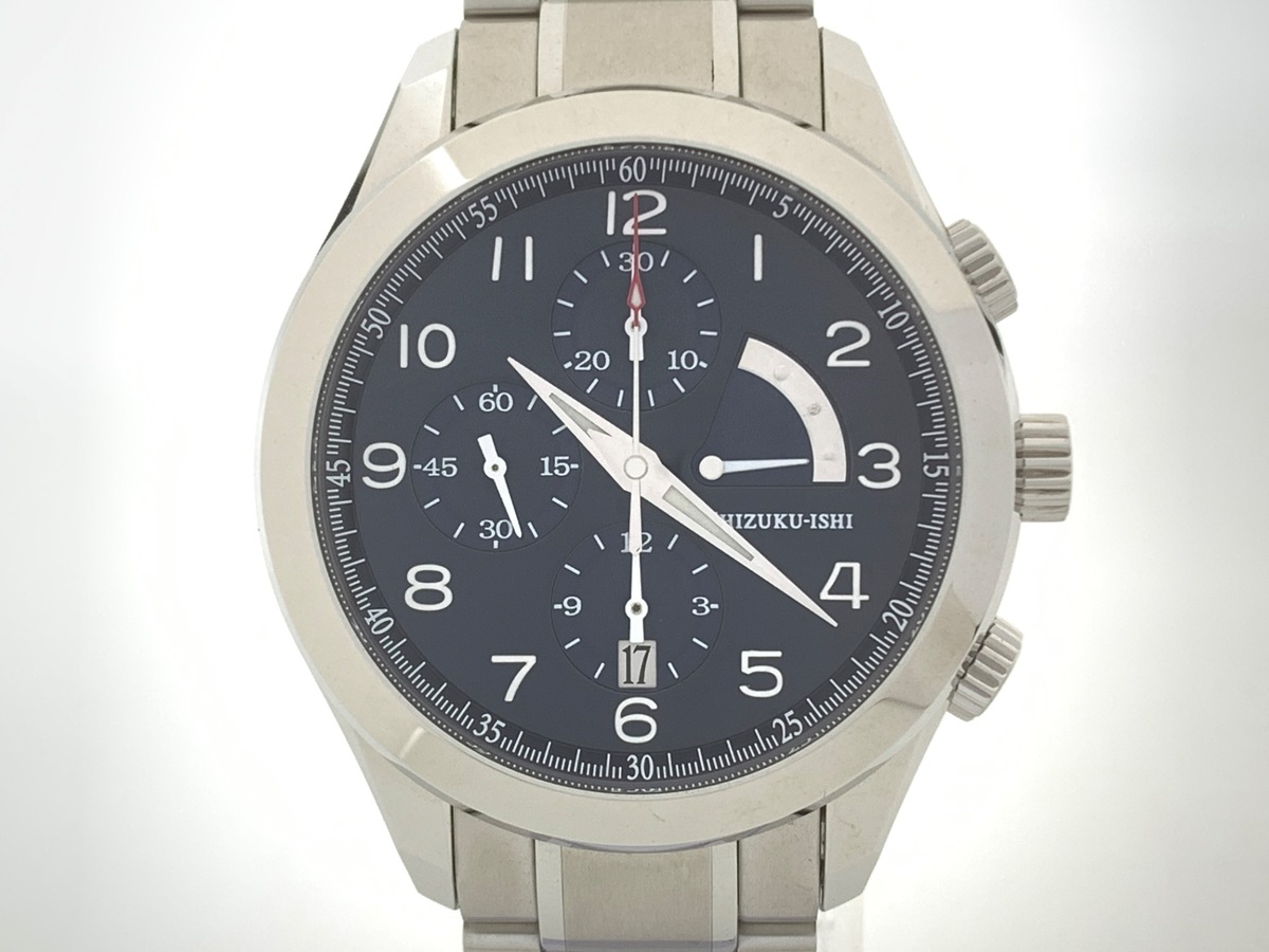 セイコー SHIZUKU-ISHI ブルー NC77-003/TNC770123 ステンレススティール SSブレス 雫石高級時計工房