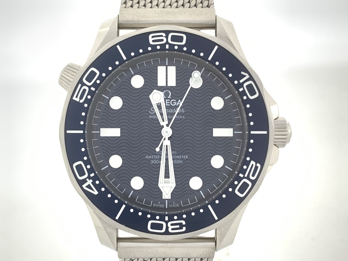 中古：A(美品)】オメガ(OMEGA) シーマスター ダイバー300M ブルー 