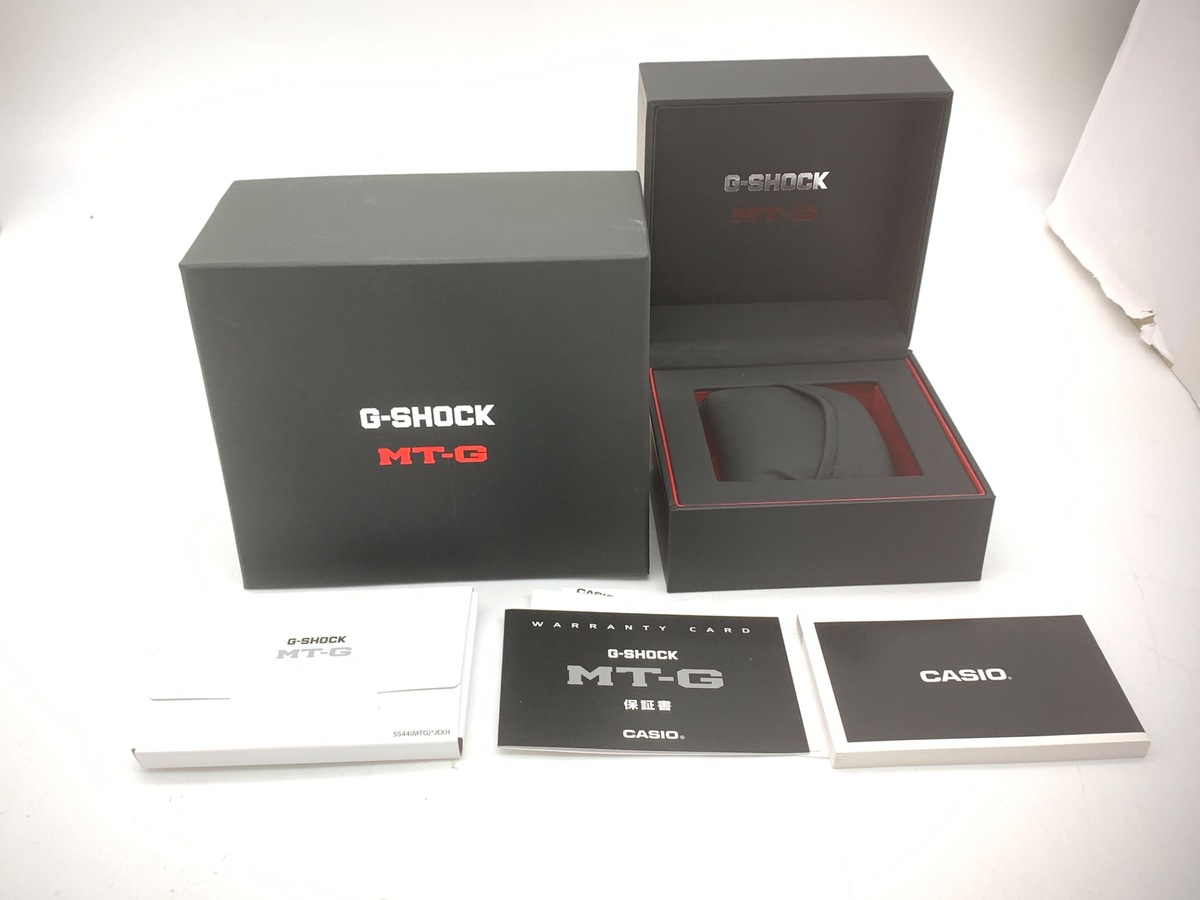 カシオ G-SHOCK MT-G ブラック MTG-B1000D-1AJF ステンレススティール