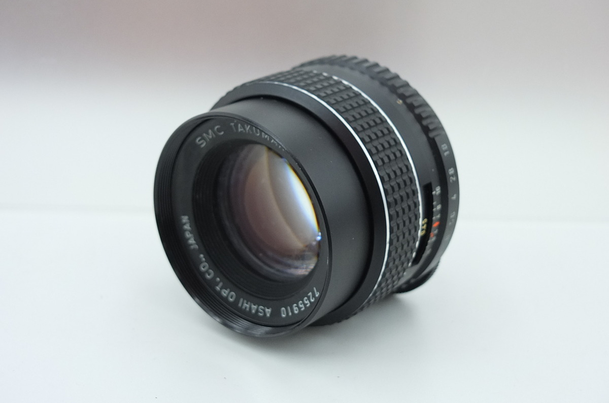 中古：C(やや難あり)】ペンタックス smc TAKUMAR 55mm F1.8 New 