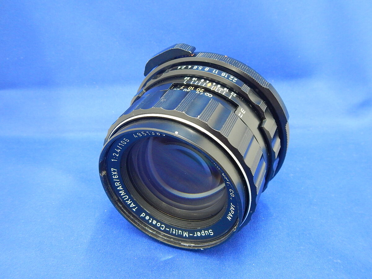 【中古】ペンタックス smc タクマー（6X7） 105mm F2.4