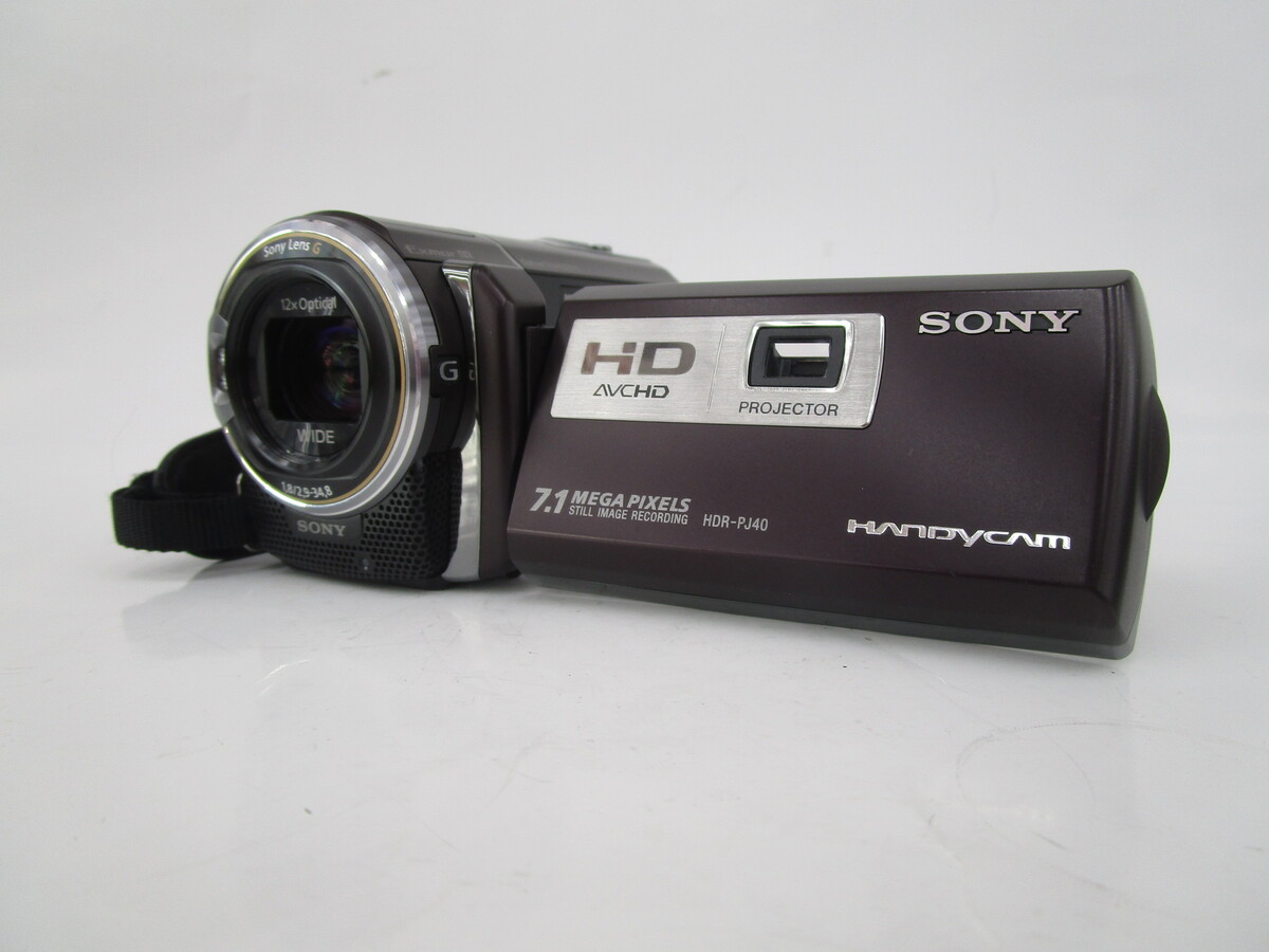 中古】ソニー HDR-PJ40V ボルドーブラウン｜｜カメラのキタムラ