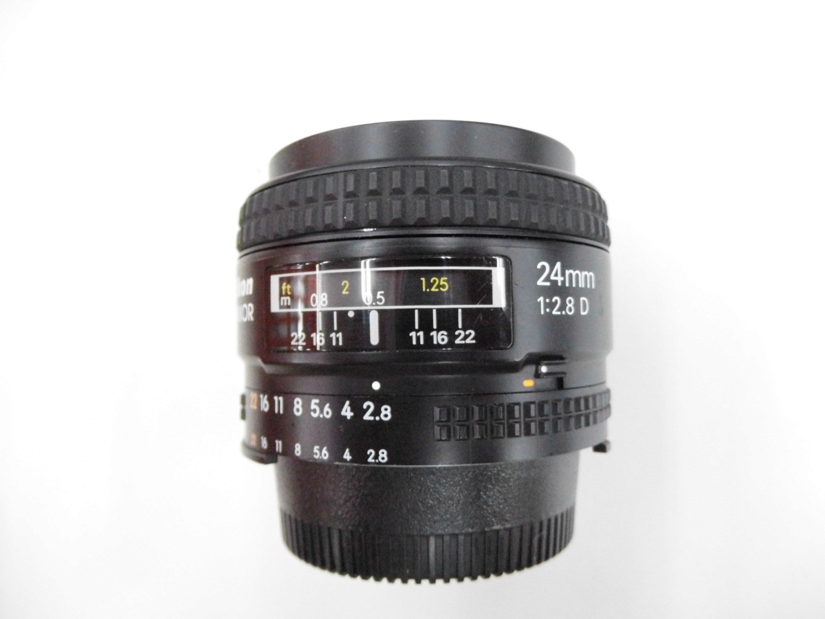 中古：C(やや難あり)】ニコン Ai AF Nikkor 24mm F2.8D | 2440100072473