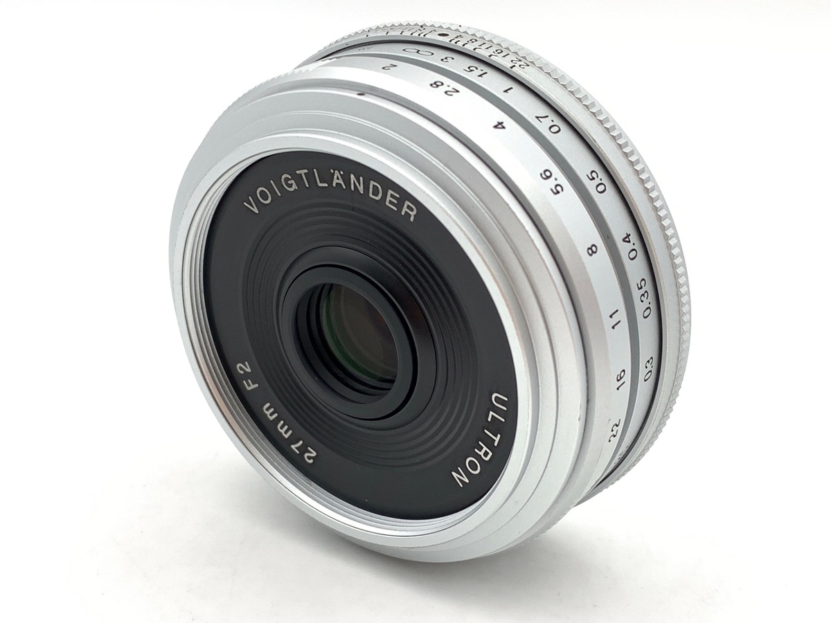 中古】コシナ フォクトレンダー ULTRON 27mm F2 シルバー（Xマウント用