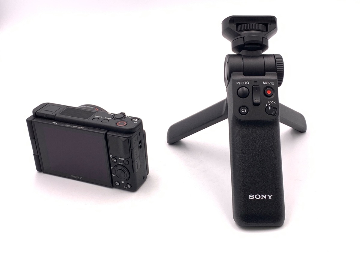 【中古】SONY ZV-1 ブラック シューティンググリップ付き 中古：A(美品)】ソニー VLOGCAM ZV-1G B シューティンググリップキット