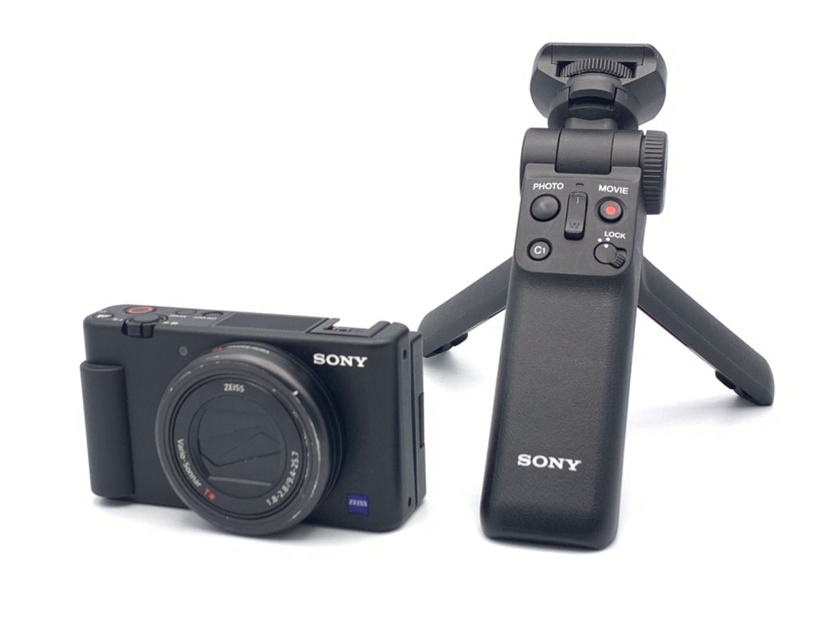 中古】ソニー VLOGCAM ZV-1G B シューティンググリップキット ブラック