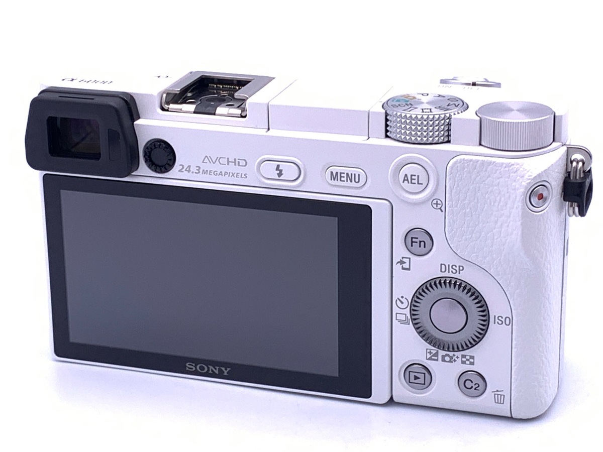中古：AB(良品)】ソニー α6000 ボディ ホワイト [ILCE-6000