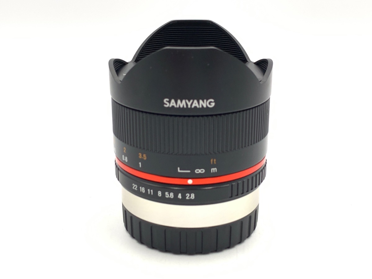 中古】サムヤン 8mm F2.8 UMC FISH-EYE II フジフイルムX ブラック