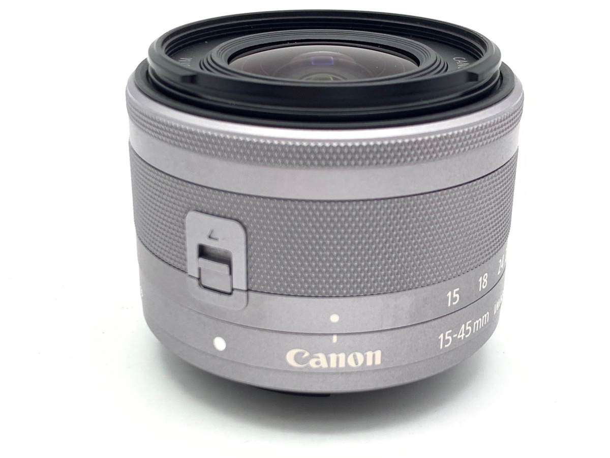 中古：B(並品)】キヤノン EF-M15-45mm F3.5-6.3 IS STM シルバー