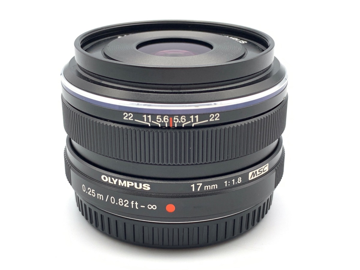 中古：B(並品)】オリンパス M.ZUIKO DIGITAL 17mm F1.8 ブラック