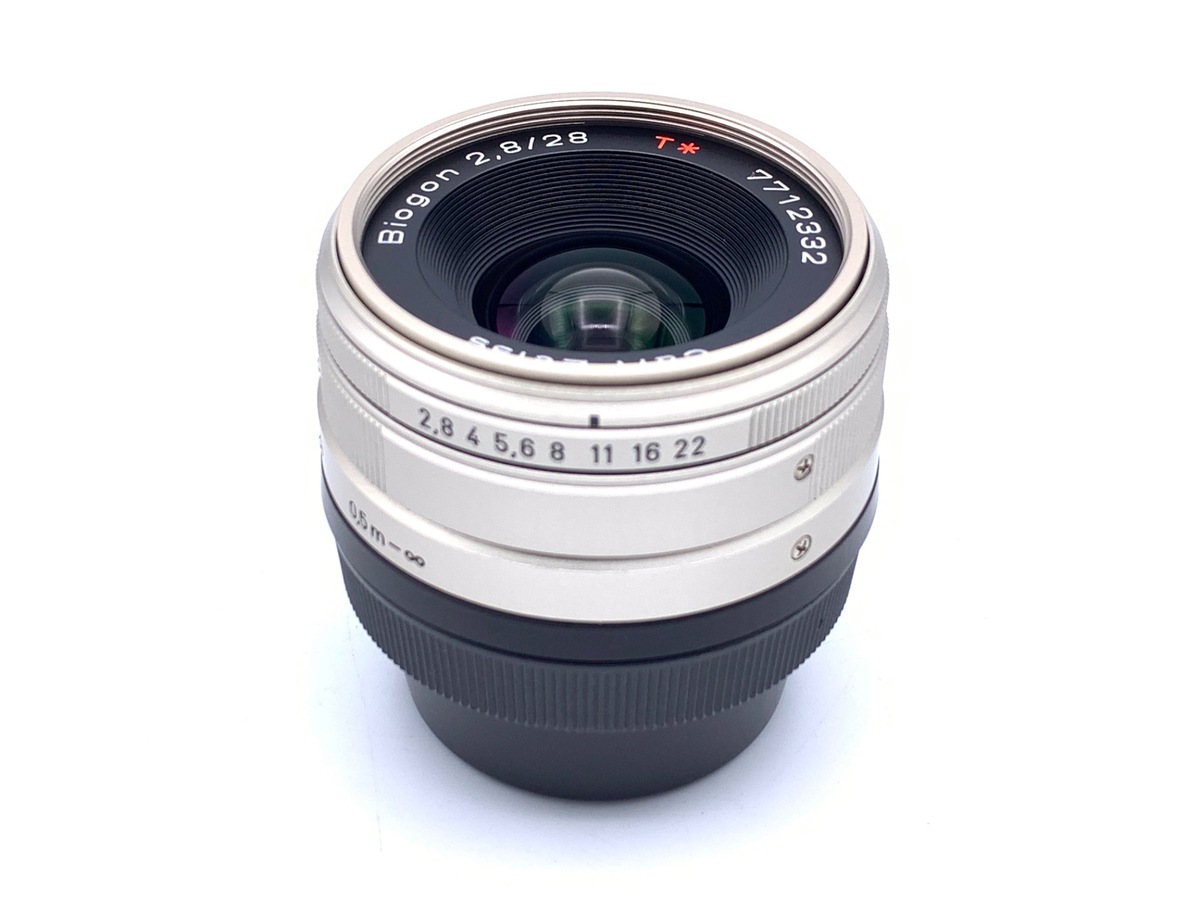 【中古品】コンタックス Carl Zeiss Biogon 28mm Carl Zeiss Biogon T*28mmF2.8 中古価格比較 - 価格.com