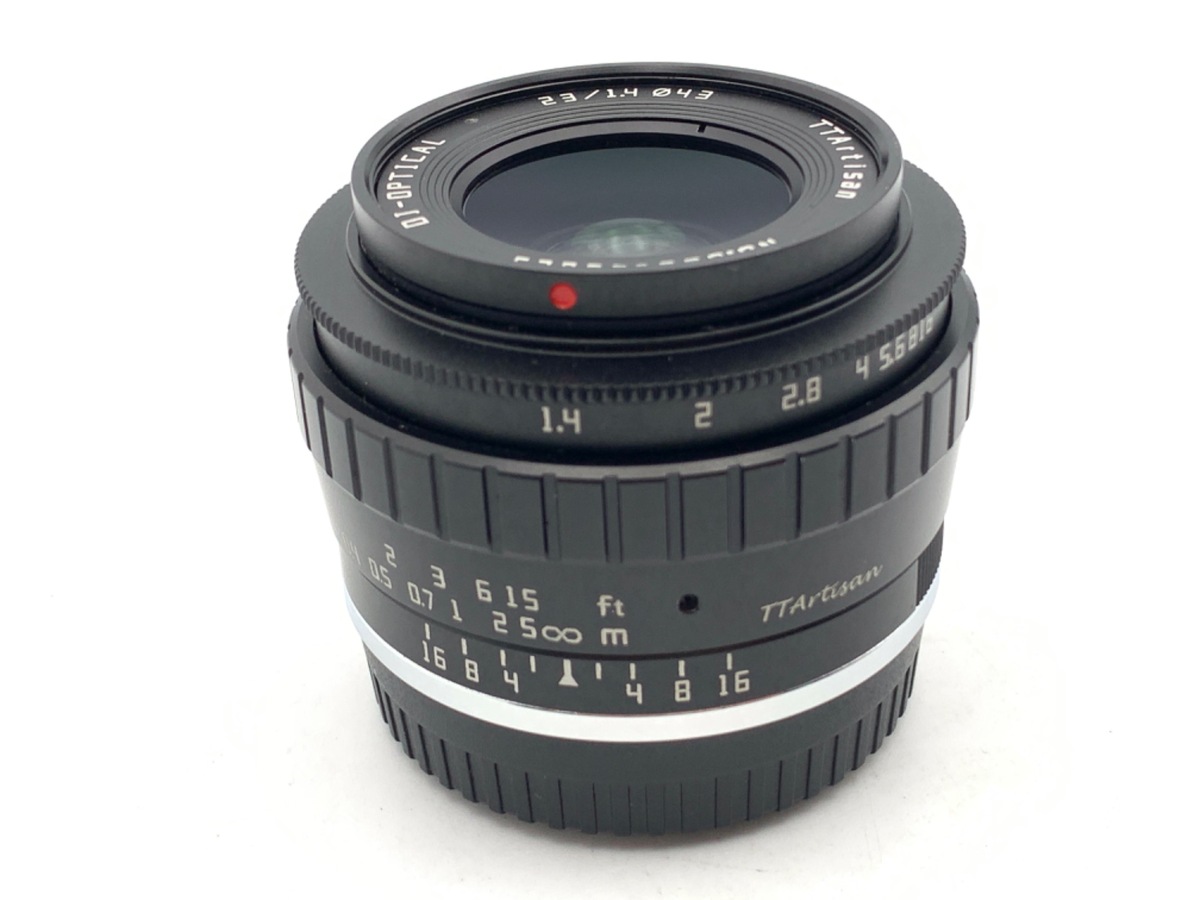 �������w TTArtisan 23mm f/1.4 C �t�W�t�C����X�p �u���b�N